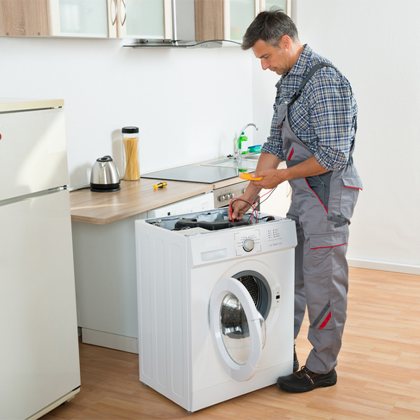 can you walk me through the steps of troubleshooting my washer issue in Gilbertville